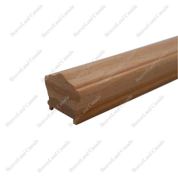 H101 HA 2 1/2”*2 7/8” 1 3/4'' Grooved Handrail Red Oak