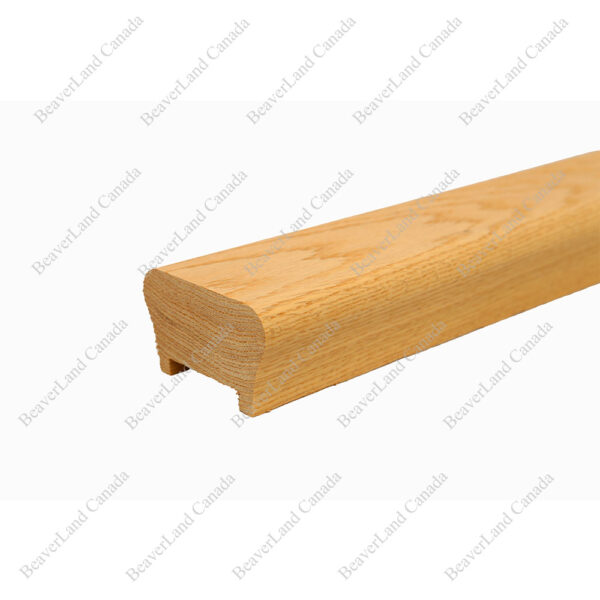 H101 HR 3''*1 25/32 1 3/4'' Grooved Handrail Red Oak