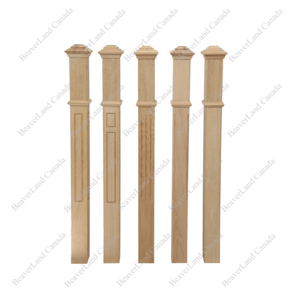 PF107 F7 Fluted 3'', 3-1/2'',4'' Red Oak - Image 11