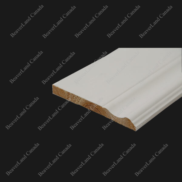 BB101 Colonial Baseboard Primed White 5''*1/2'', Available in 8ft,10ft,12ft