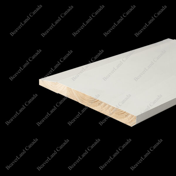 BB102 Step Bevel Baseboard Primed White 7-1/4''*11/16'', Available in 12ft