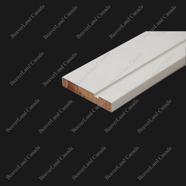 DC105 Square Groove Door Casing Primed White 3''*1/2'', available in 7ft,8ft