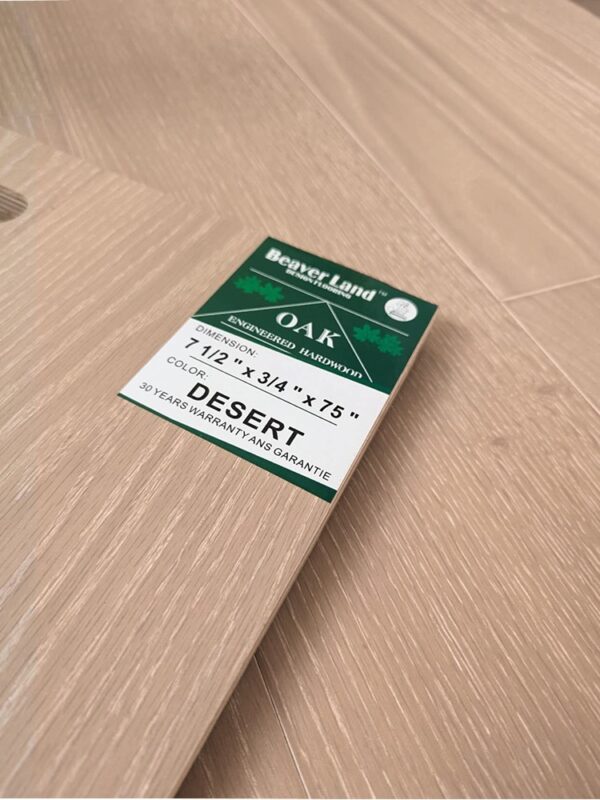 Oak Engineered Flooring-Desert 7-1/2''*3/4'' 20.02sqft/box - Image 9