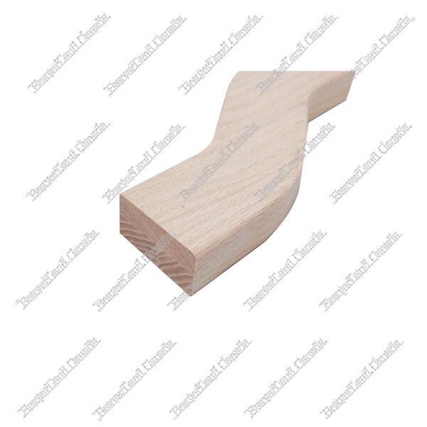 H HS-B-22 S Shape 3'' Left Red Oak - Image 2
