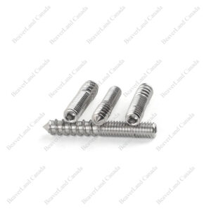 GA101-WS Standoff Fitting Screw, Available in 90mm, 100mm, 120mm, Connect to Wood (Sell by Pc)