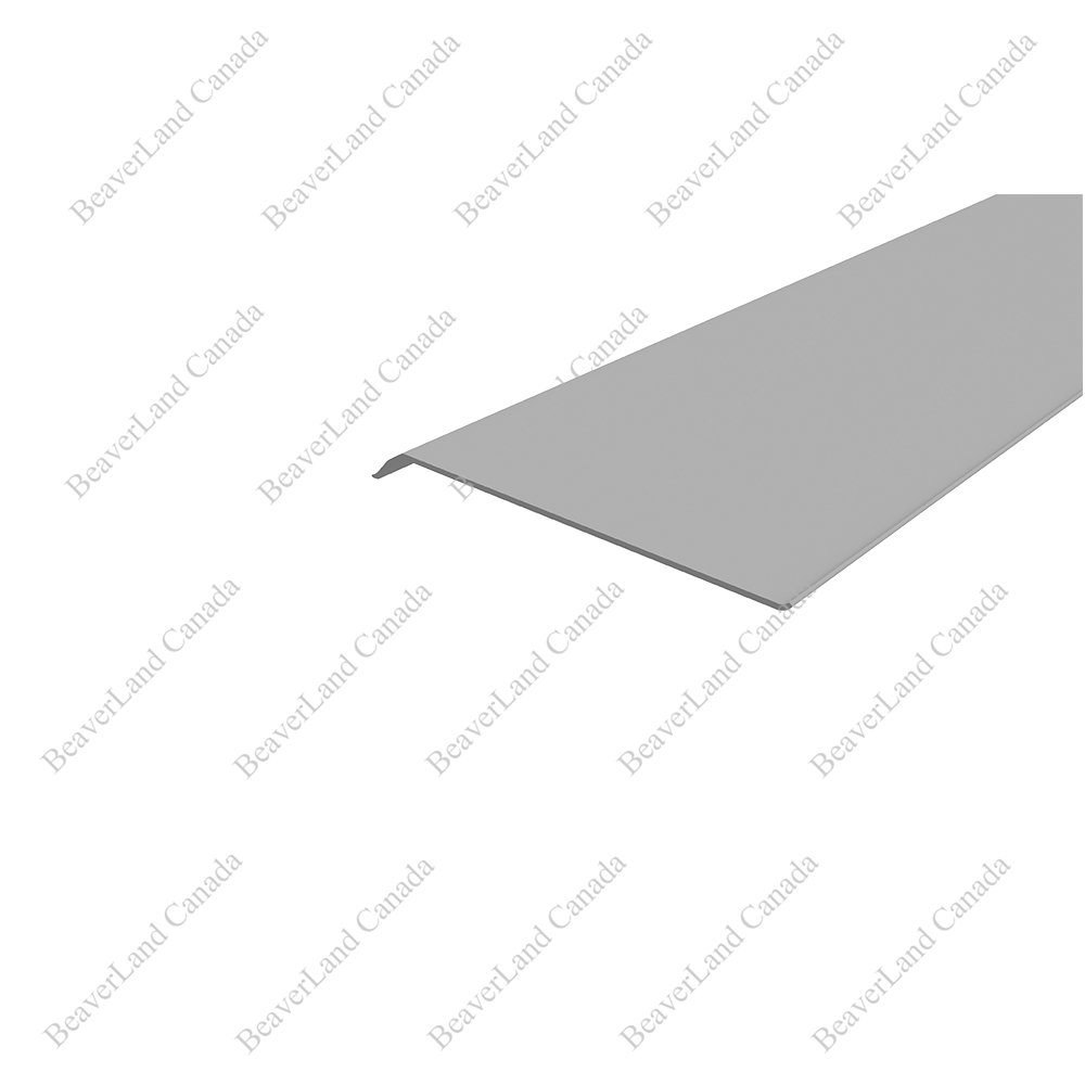 BSB PVC Flat Baseboard S127-E Grey 5” (Width) * 1/4” (Thick), Available in 8ft, Light Grey (Sell by Feet 164ft/roll) - Image 4