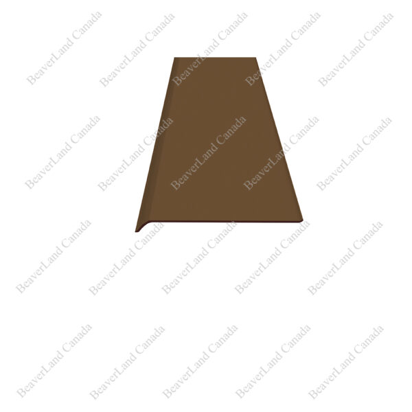 BSB PVC Flat Baseboard S152-H Brown 6” (Width) * 1/4” (Thick), Light Brown (Sell by Feet 100ft/roll) - Image 2