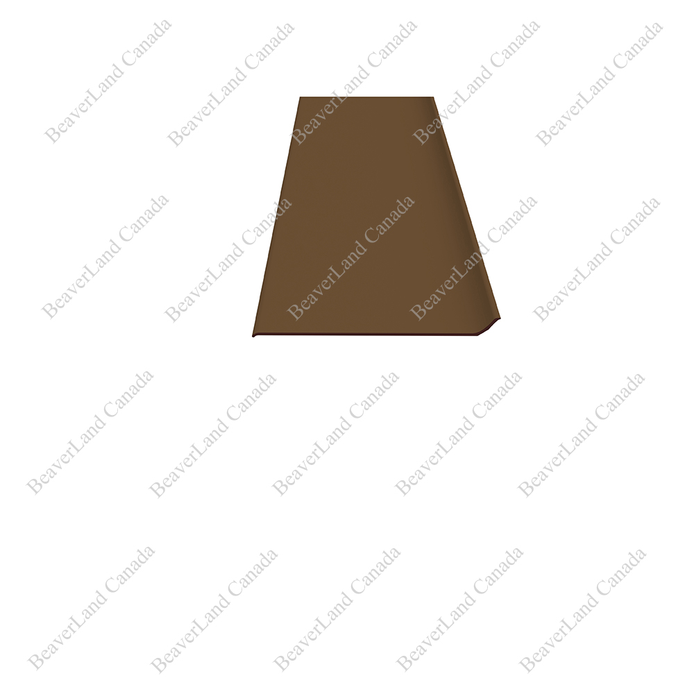 BSB PVC Flat Baseboard S152-H Brown 6” (Width) * 1/4” (Thick), Light Brown (Sell by Feet 100ft/roll) - Image 3