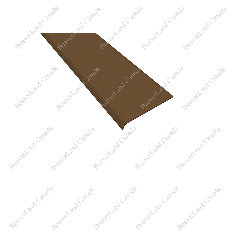 BSB PVC Flat Baseboard S152-H Brown 6” (Width) * 1/4” (Thick), Light Brown (Sell by Feet 100ft/roll) - Image 5