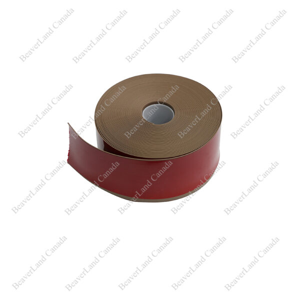 BSB PVC Flat Baseboard S152-H Brown 6” (Width) * 1/4” (Thick), Light Brown (Sell by Feet 100ft/roll) - Image 6