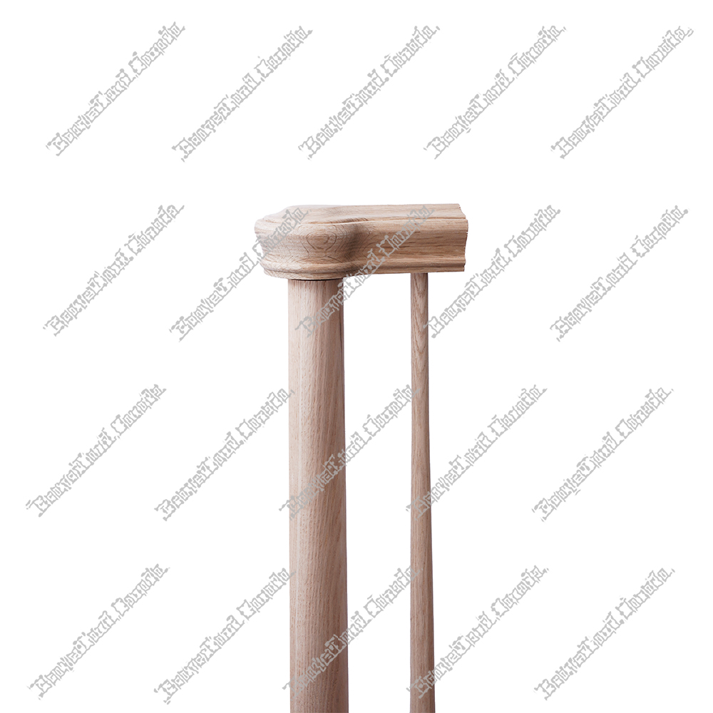 P S2 Tapered Pin-Top Post 44” Red Oak - Image 3